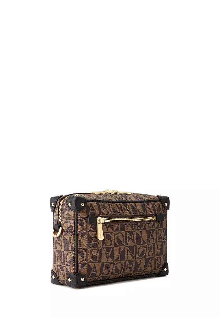 Black Monogram Crossbody Bag
