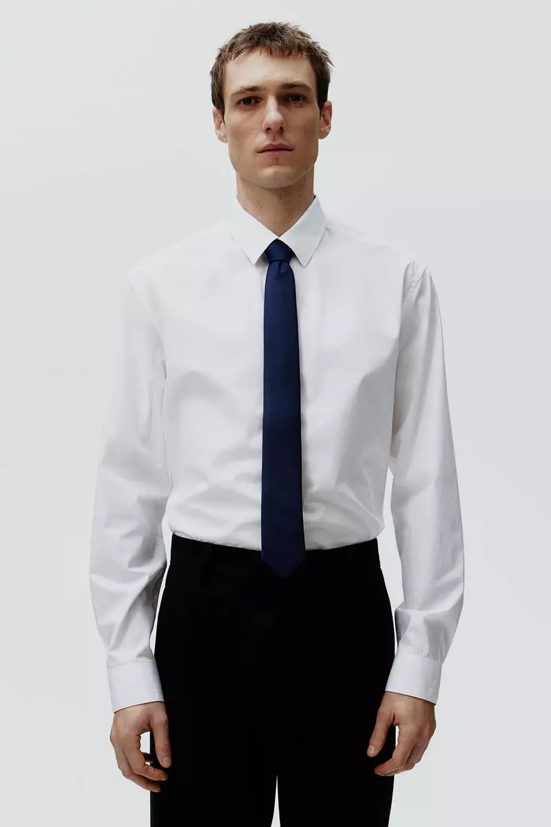 Buy H&M Regular Fit Poplin shirt Online | ZALORA Malaysia