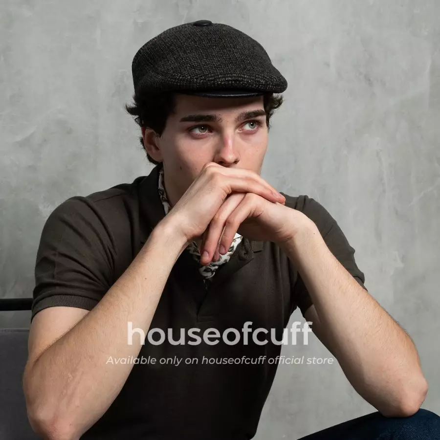 Houseofcuff topi painter baret hat flatcap pattern X004