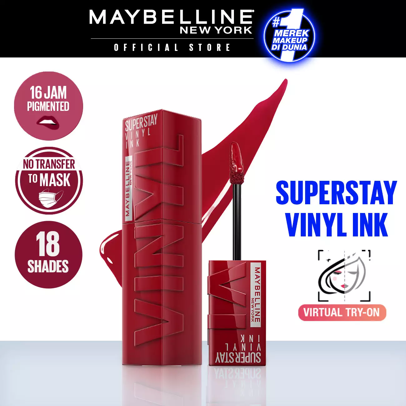 Maybelline Superstay Vinyl Ink - Peachy + Lippy