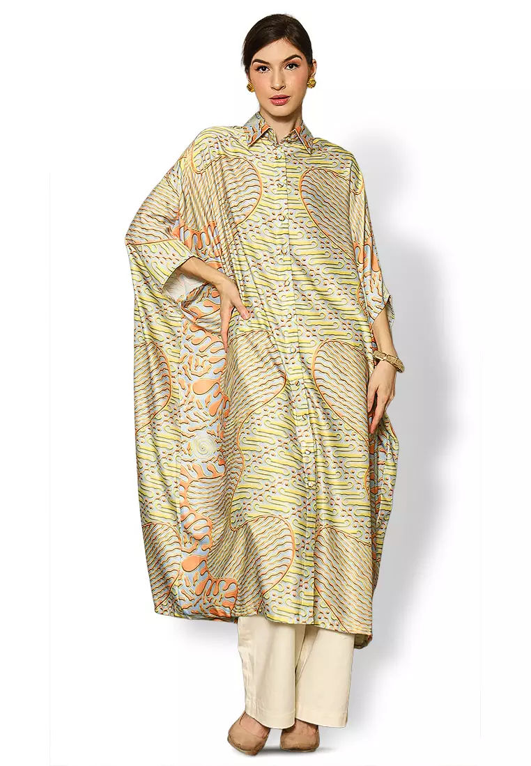 Kanzi Collared Kaftan