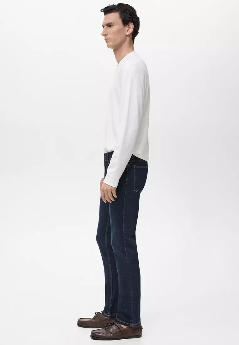 Jan Slim-Fit Dark-Wash Jeans