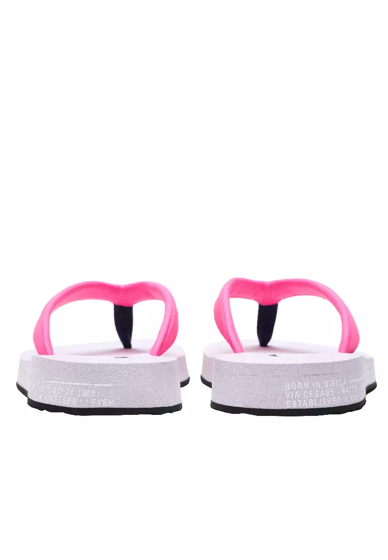 Fila shop slippers pink