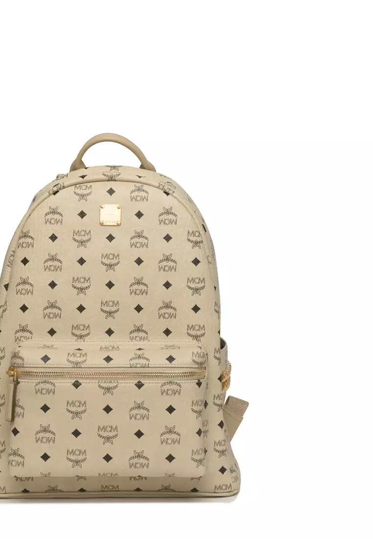 Mcm backpack with spikes hot sale