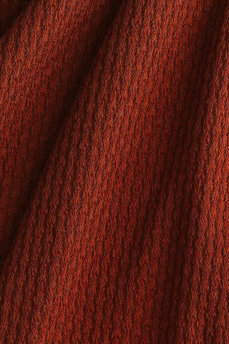 Textured-knit maxi dress