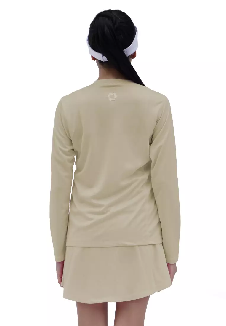 Tiento Kaos Running Dry Fit Baju Olahraga Wanita Lengan Panjang Gym Pakaian Sport Lari