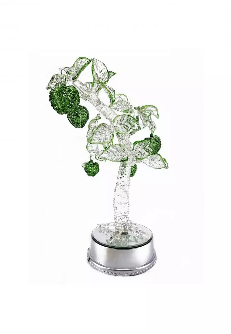 Buy LIMAN GLASS HANDCRAFTED INC. Green Apple Tree Glass Figurines
