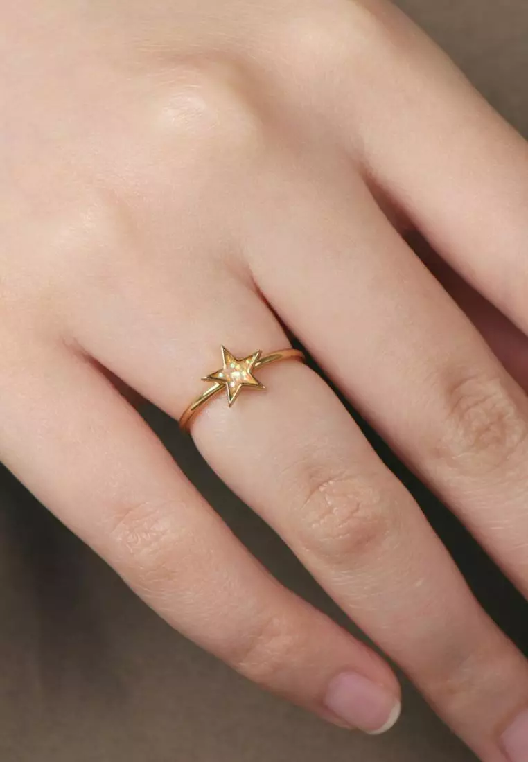 Vermeil Nova Star Ring