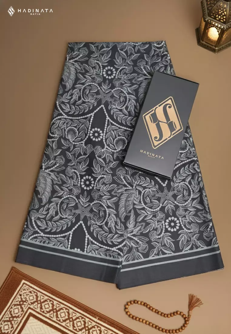 Hadinata Batik Premium Sarung Azzam Grey