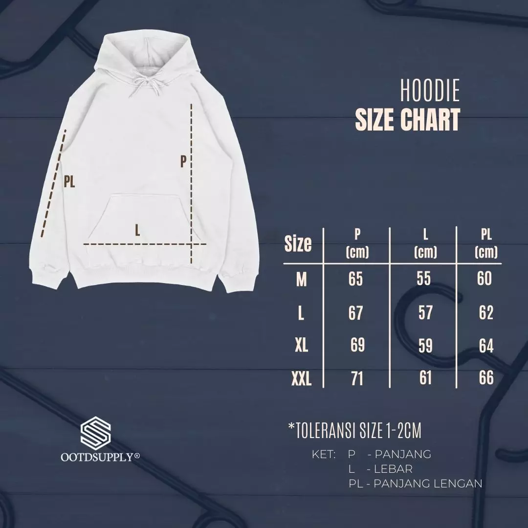 OOTDSUPPLY - Zipper Hoodie Little Stars Black | Hoodie Pria & Wanita