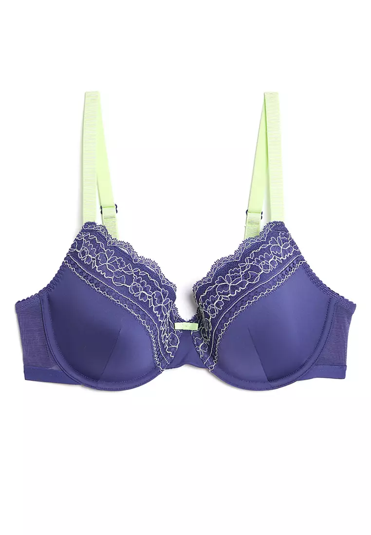 Jual Marks & Spencer Lace Trim Padded Full Cup Bra Original 2024 ...