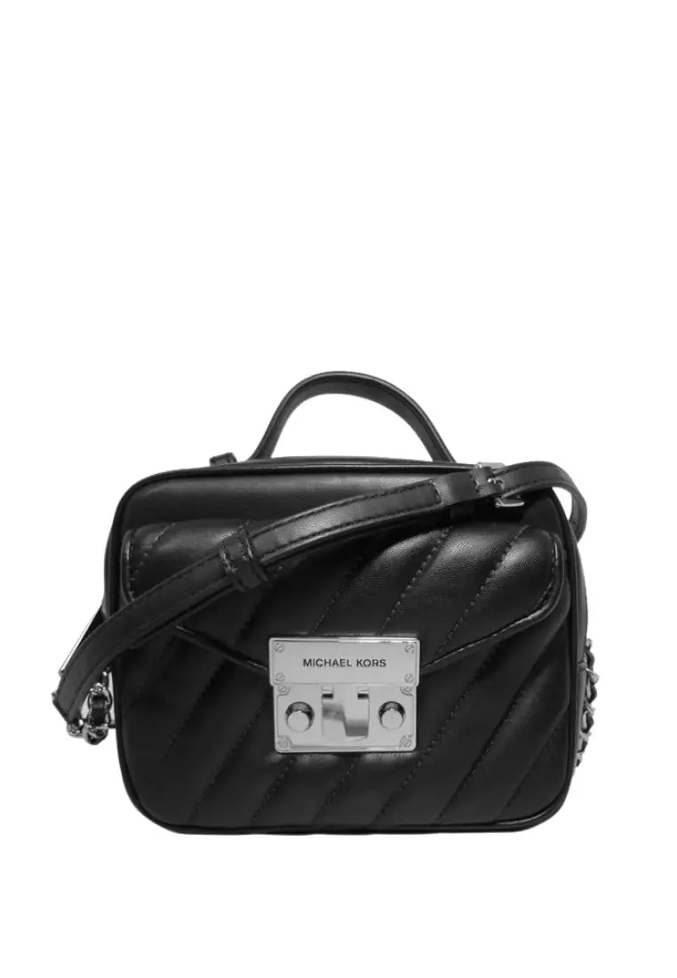 Jual Michael Kors Michael Kors Small Rose Top Handle Leather Satchel