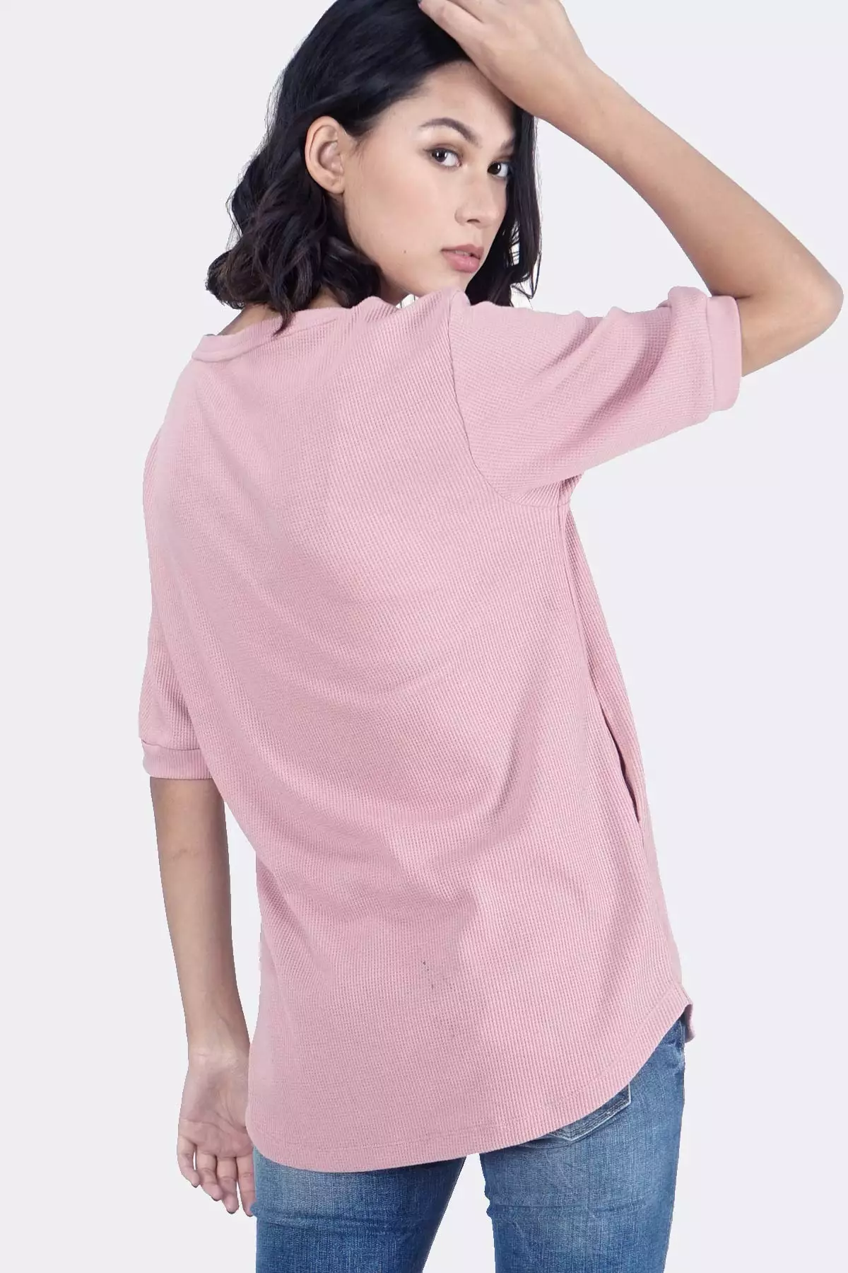 Kaos Wanita Elley Pink