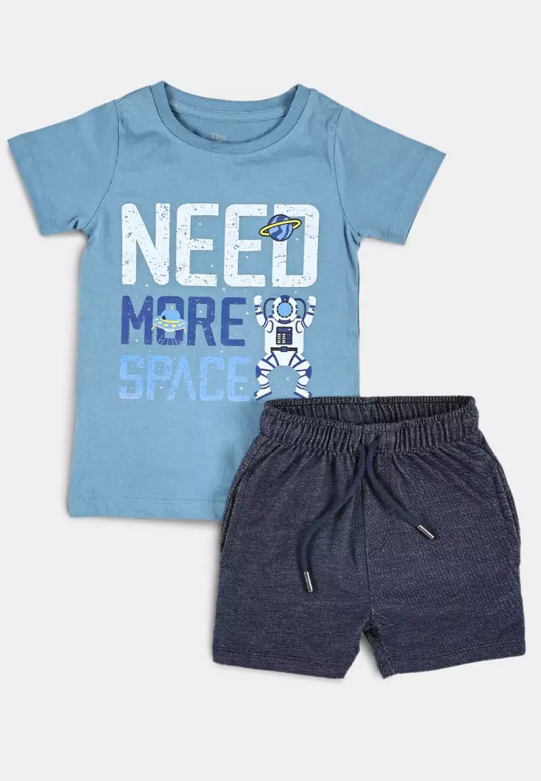 Need Some Space Boys T-Shirt And Shorts Set