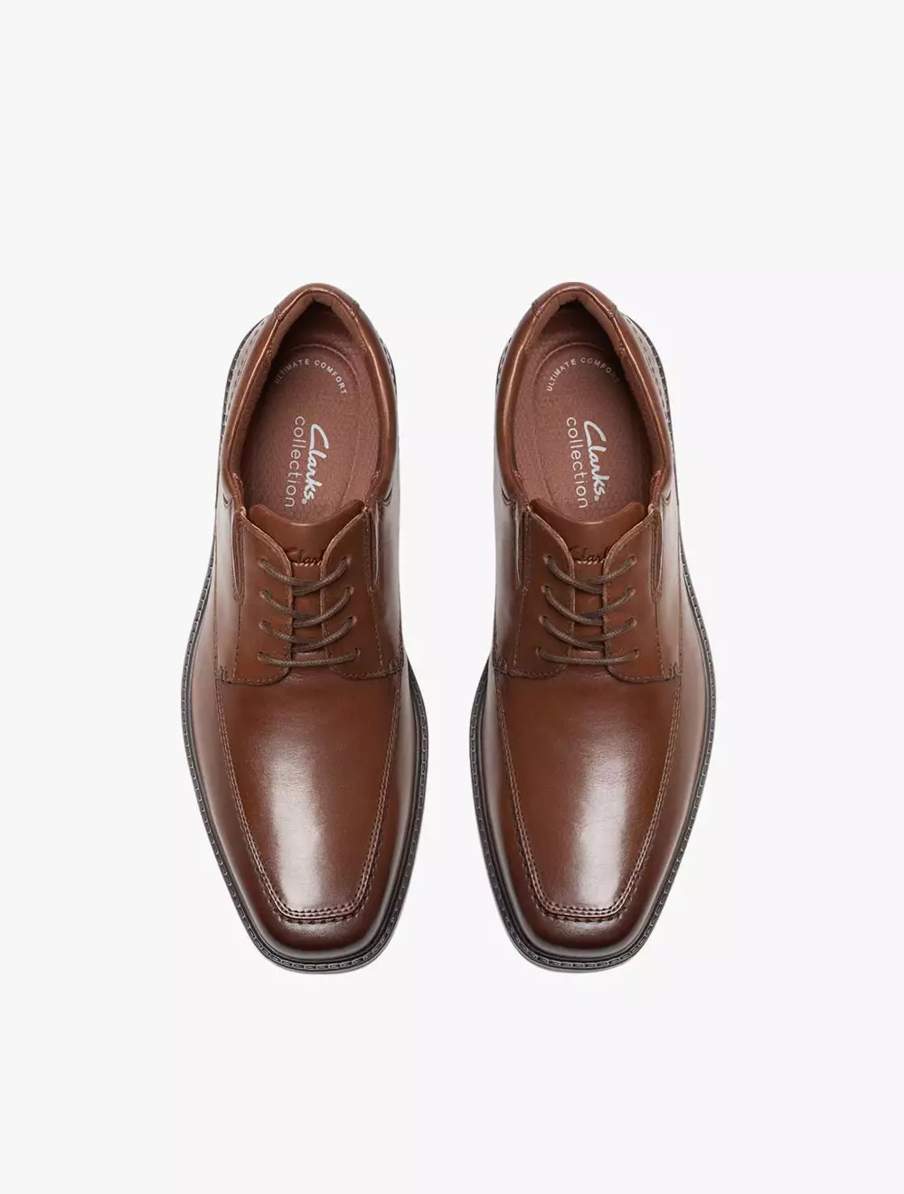 Clarks Dresslite Ace Mahogany Leather