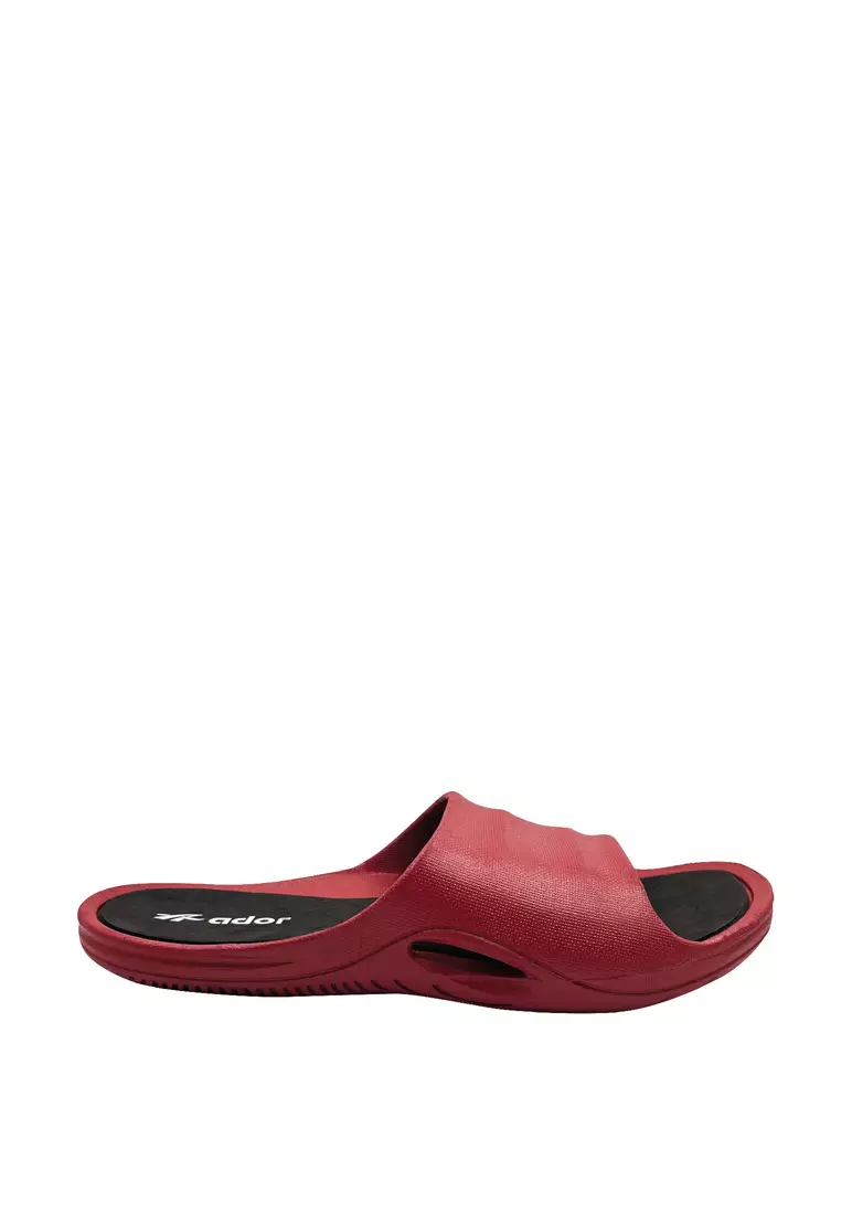 Red black hotsell sandals
