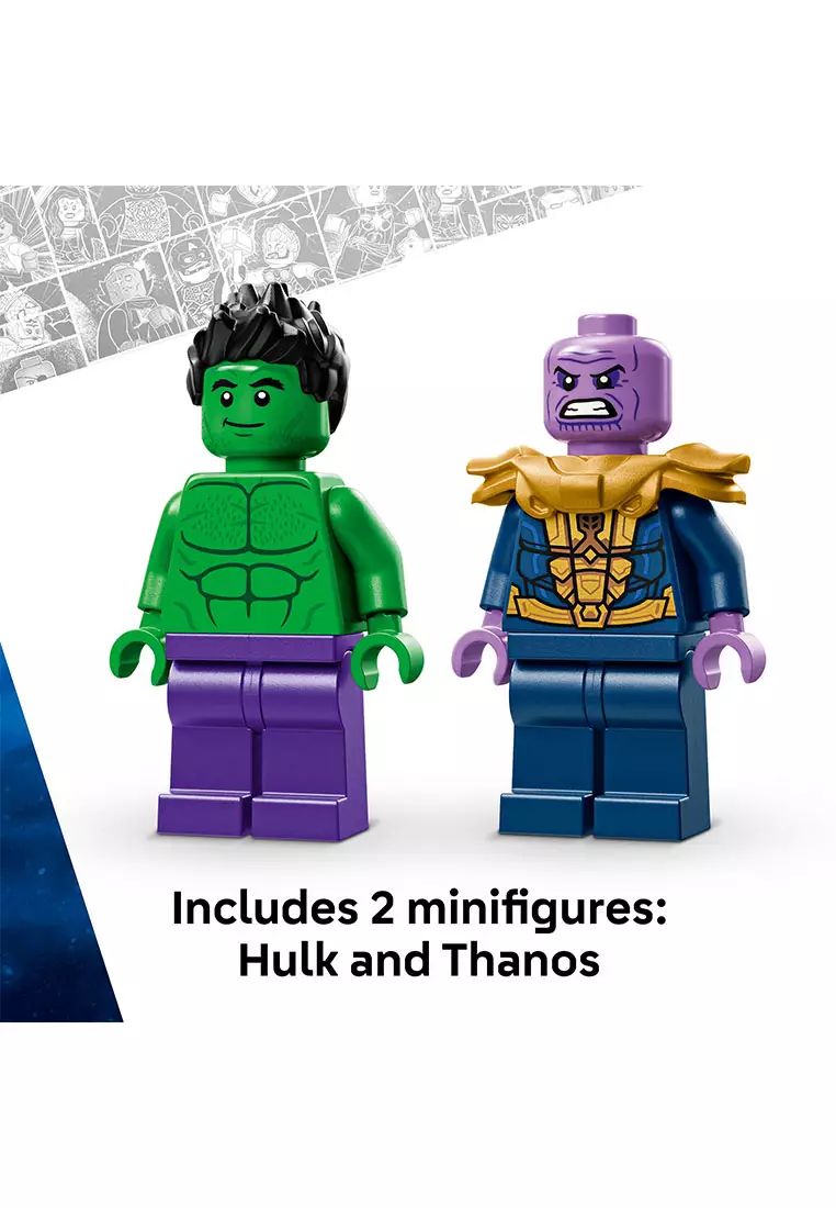 Super Heroes 76312 The Hulk Truck vs. Thanos, Age 7+, Building Blocks, 2025 (229pcs)