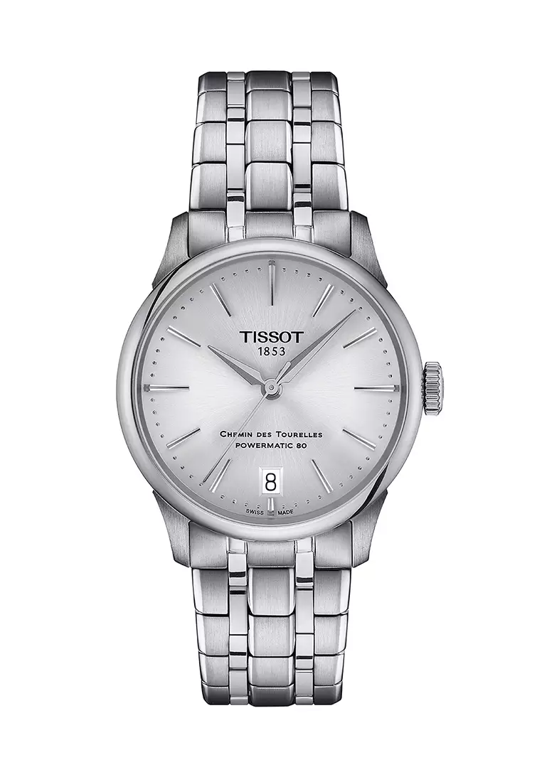 Buy Tissot Chemin Des Tourelles Powermatic 80 Ladies Grey