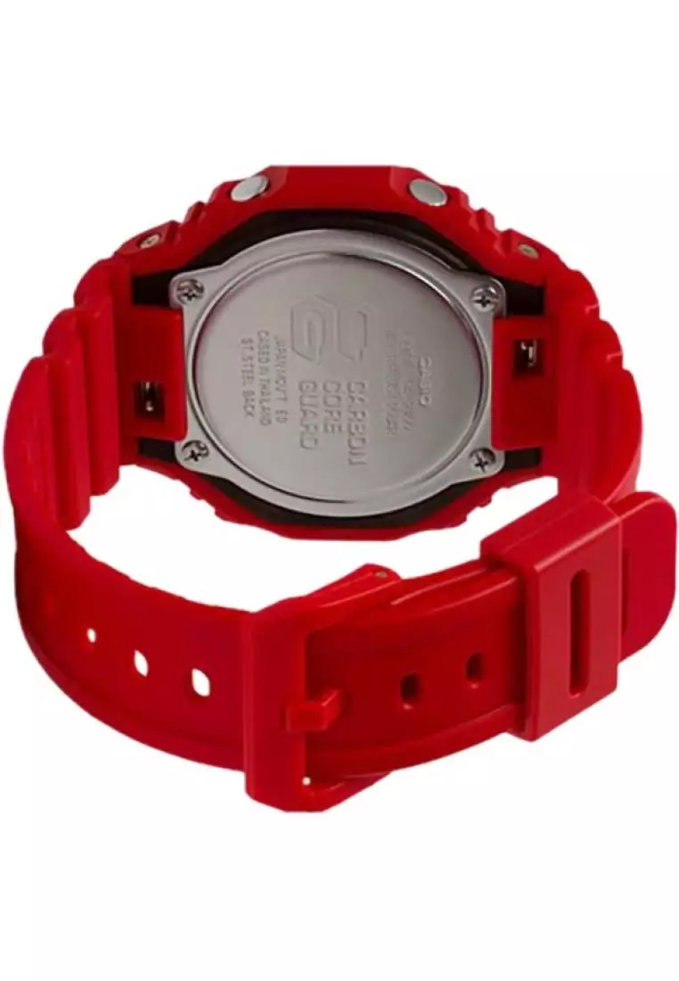 Casio G-Shock GA-2100-4ADR Karet Full Red
