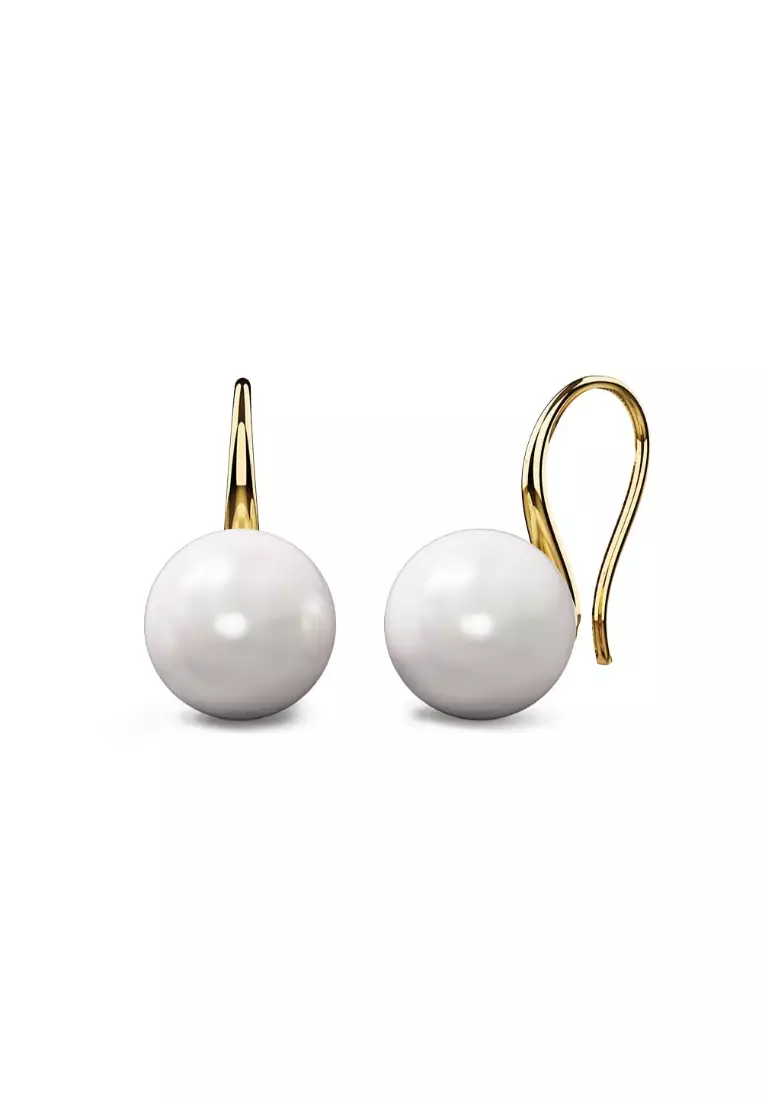 Buy Bullion Gold BULLION GOLD Pearlesque Elegance Earrings Online