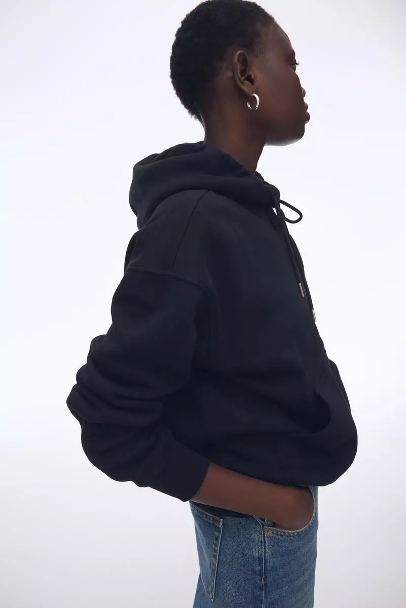 Zip-through hoodie