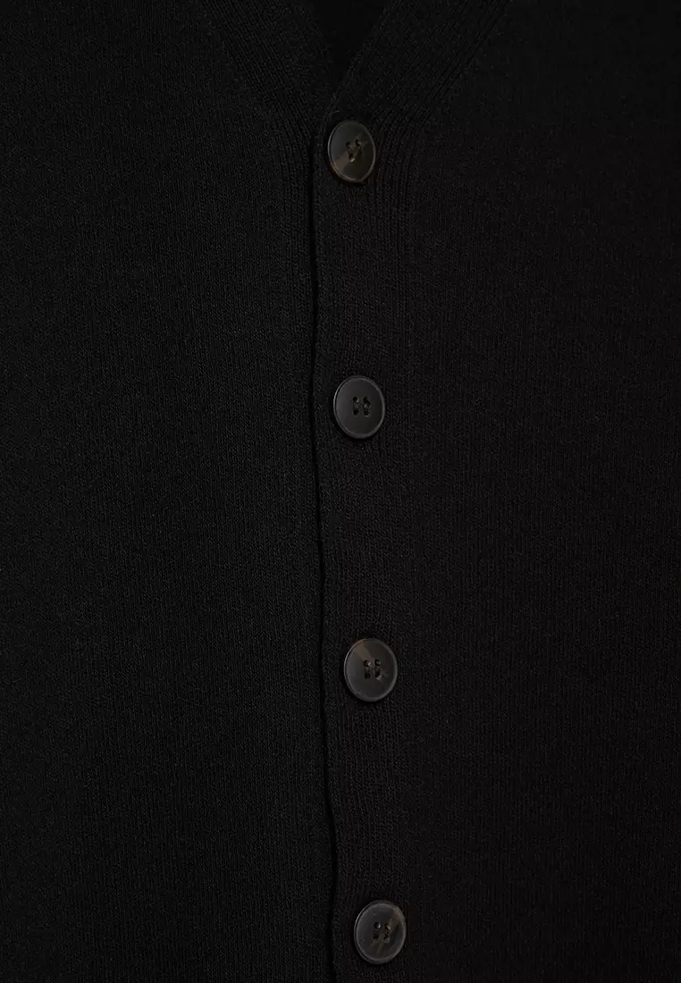 Plus Size V-Neck Cardigan