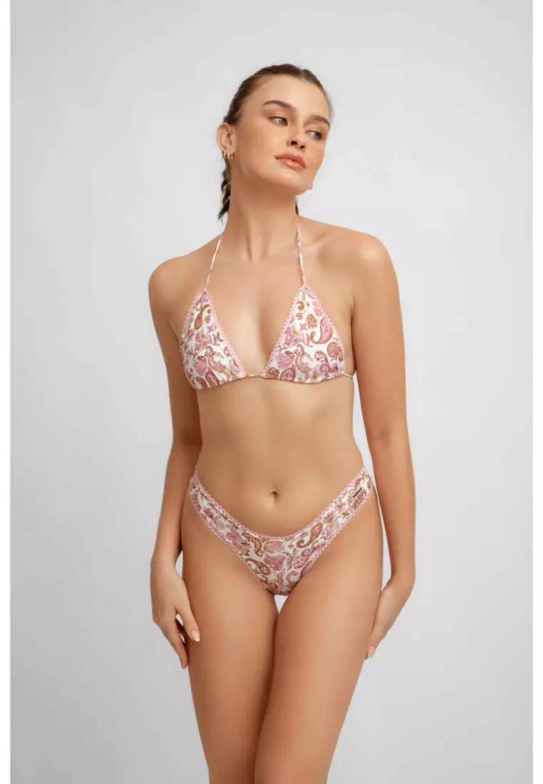 Martini Triangle Bikini Top / Desert Rose