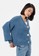 MKY CLOTHING blue Colourfull Big Button Knit Cardigan in Blue 23309AA86959F0GS_2
