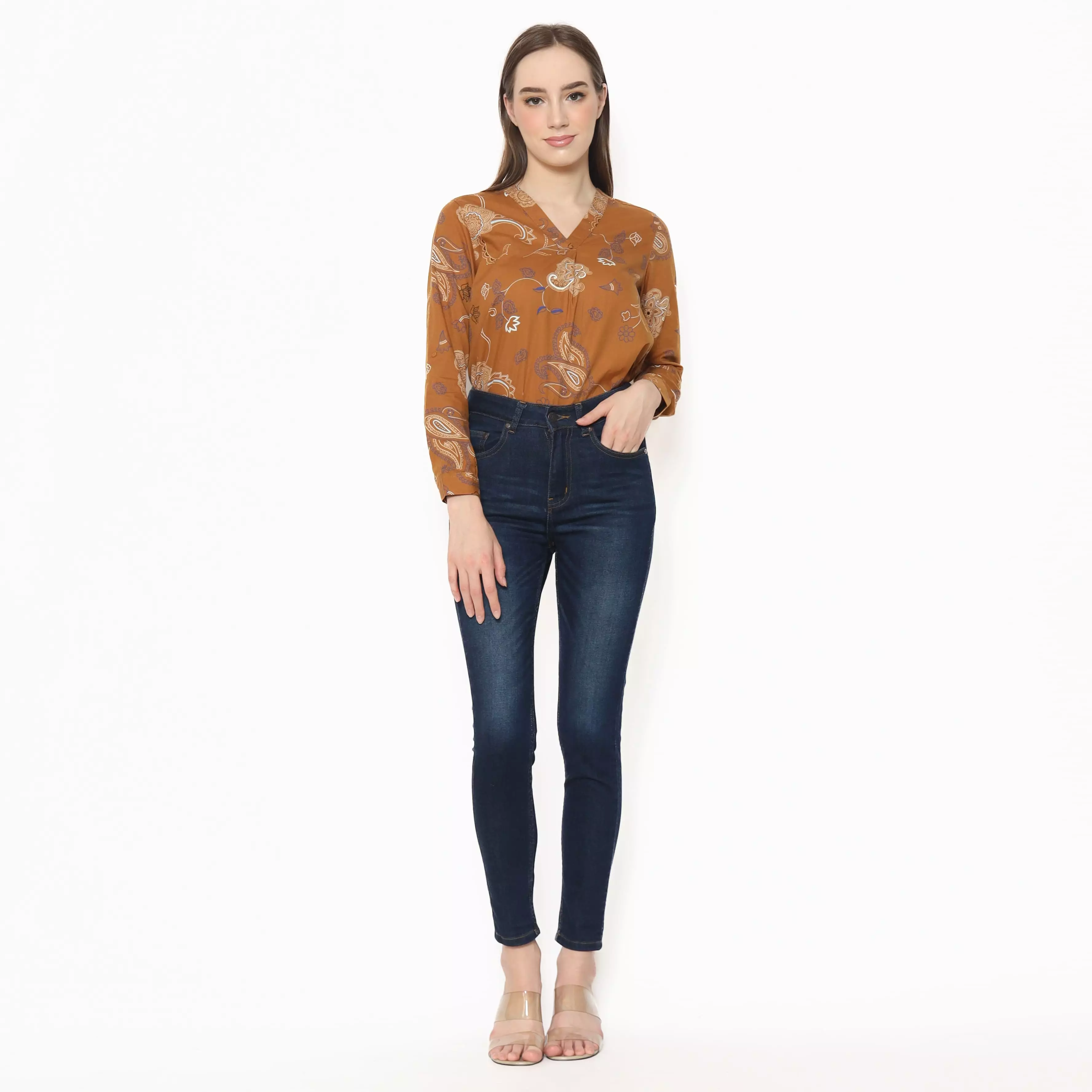 Rodeo - Jeans Wanita - Adella Jeans - Blue