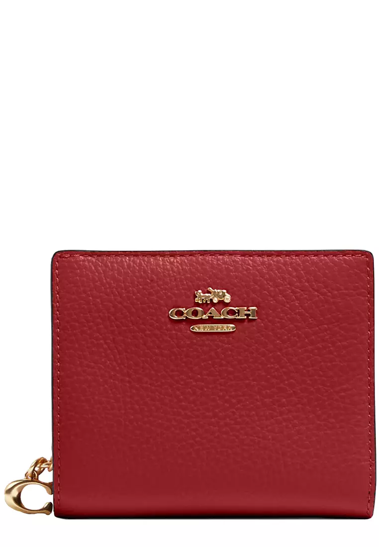 Coach Coach Snap Wallet in 1941 Red C2862 2024 Buy Coach Online