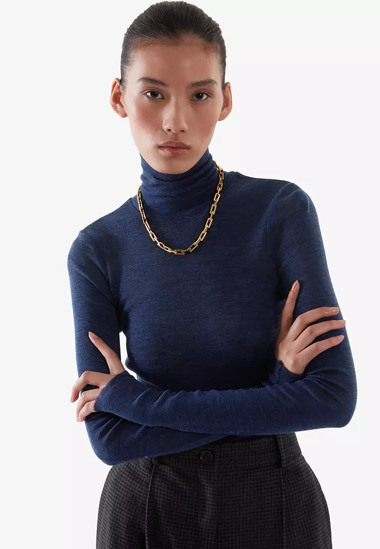 COS Slim Fit Turtleneck Top 2024 Buy COS Online ZALORA Hong Kong