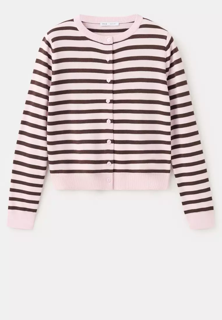 Striped Knit Cardigan