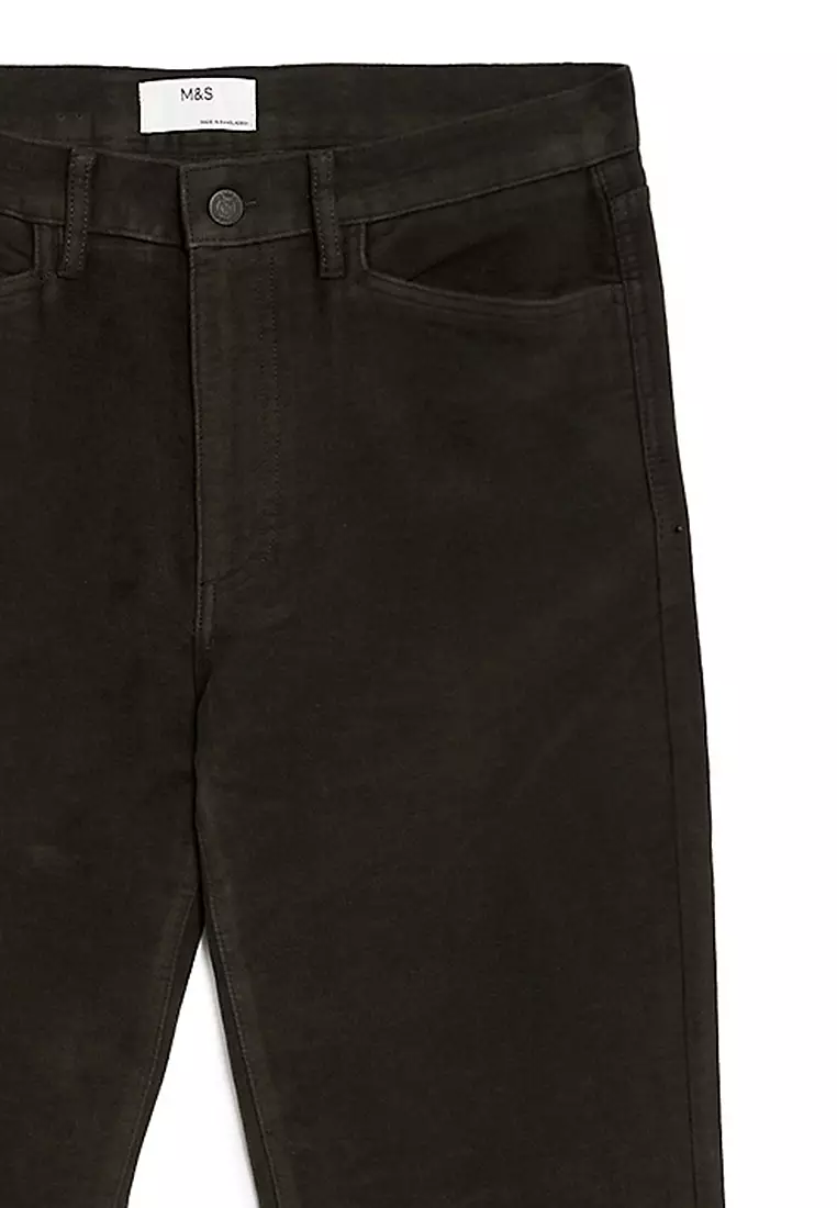 Regular Fit Moleskin Trousers