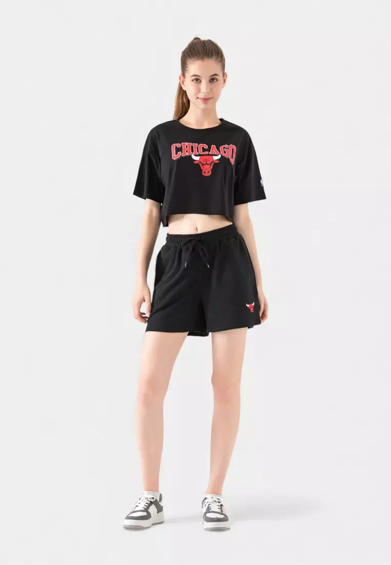 NBA Core Chicago Bulls Womens Box Fit Crop Top