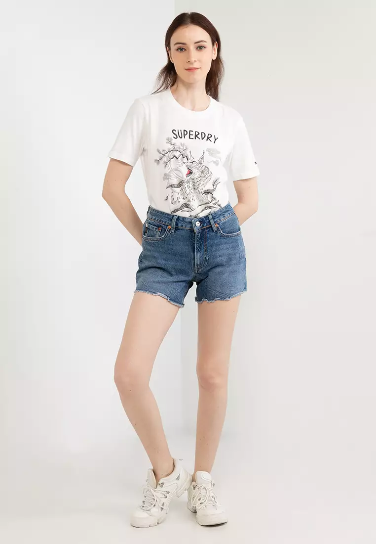 Superdry boyfriend new arrivals shorts
