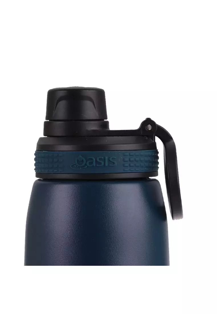 Oasis Stainless Steel Insulated Sports Water Bottle with Screw Cap 780ML - Navy