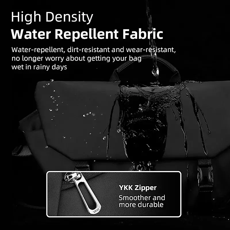 Mark Ryden MR1016 Tas Selempang Pria Crossbody Waist Bag Sling Bag - BLACK