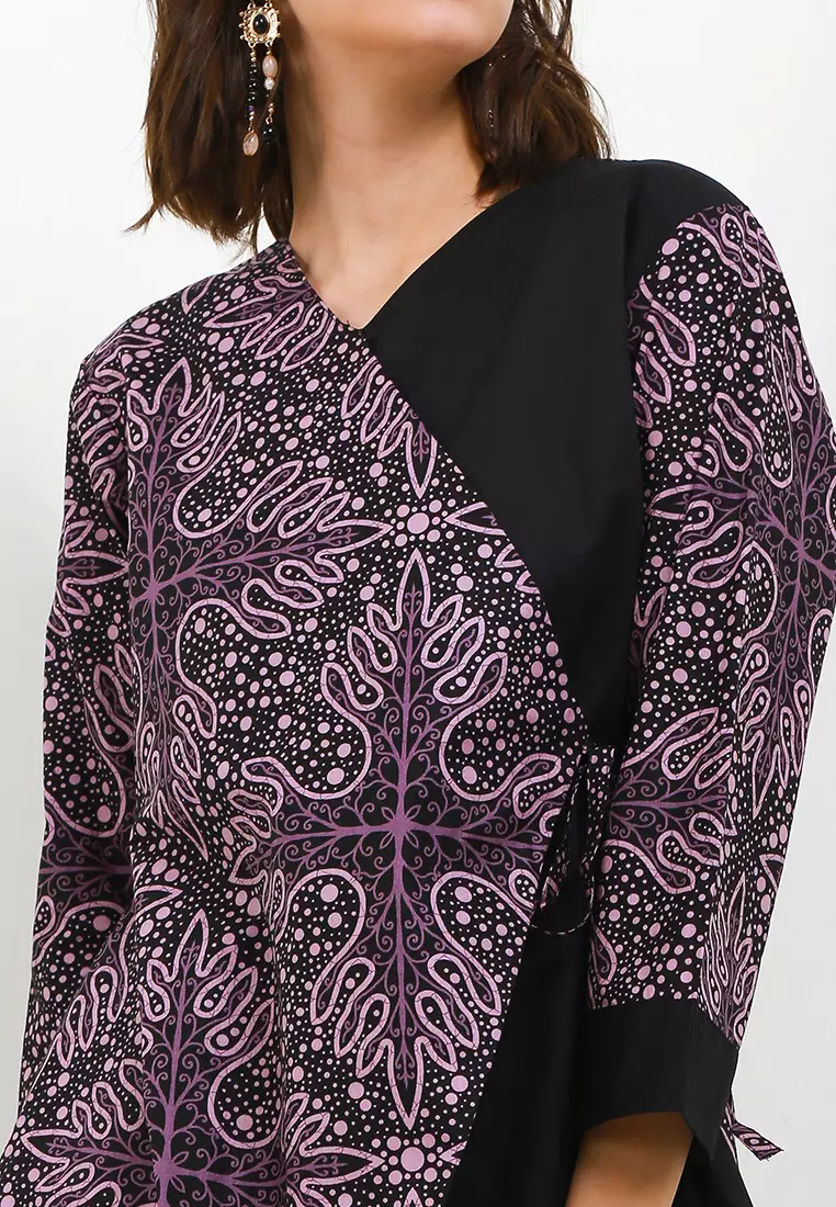 Edena Blouse Batik Katun Lengan Panjang 7/8