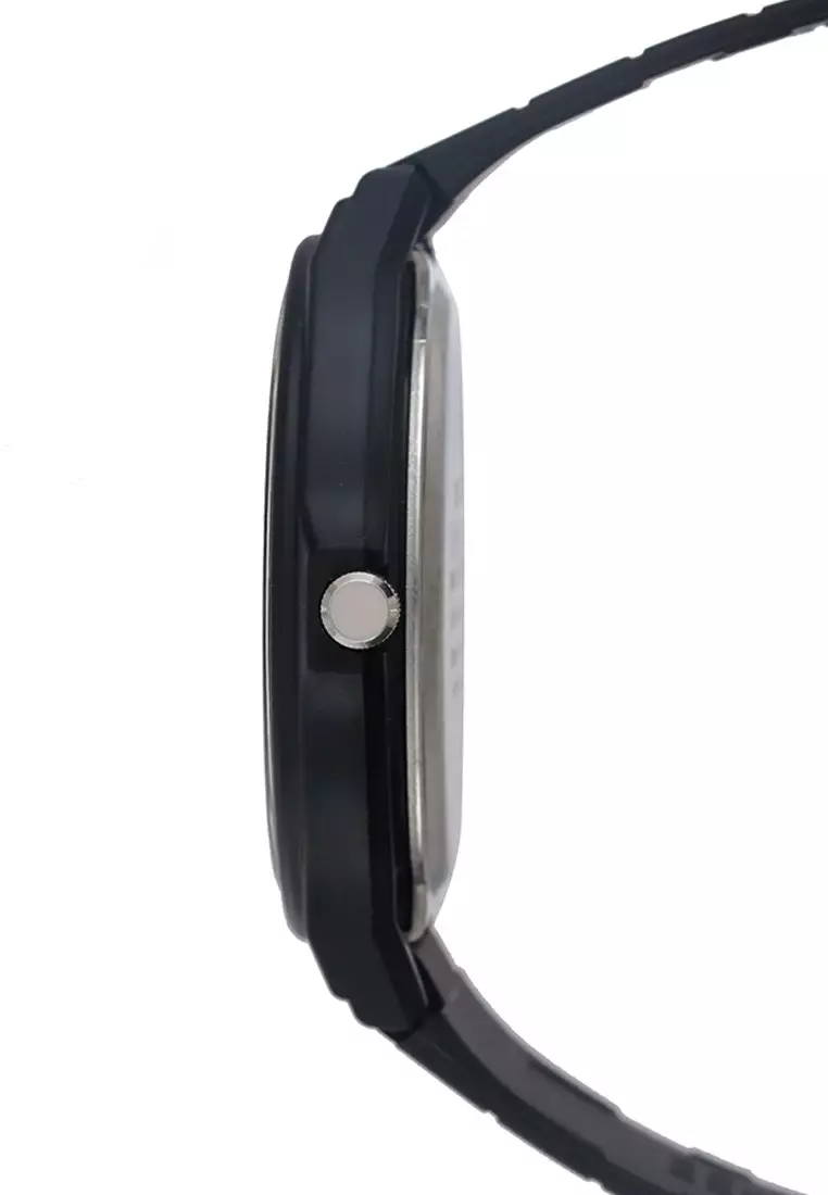 Casio Jam Tangan - Black White - Silicon - MQ-24-7B2LDF