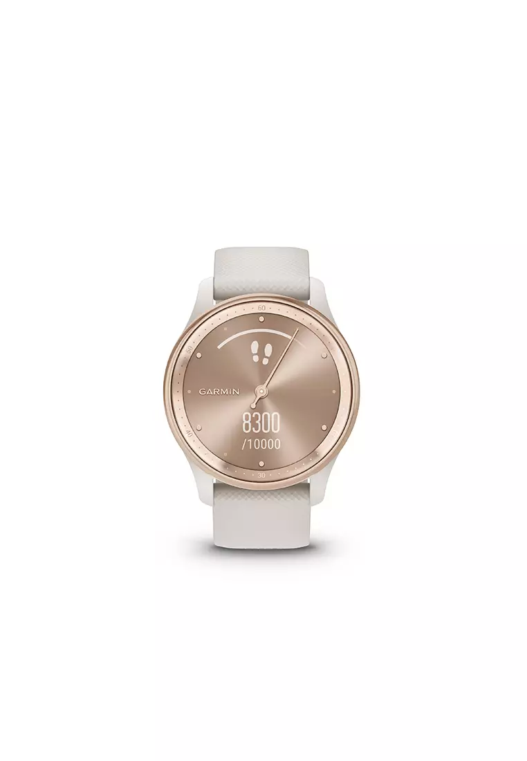 Garmin watch white hot sale rose gold