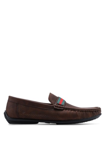 Louis Cuppers brown Breath Loafers DD232SH0A4F764GS_1