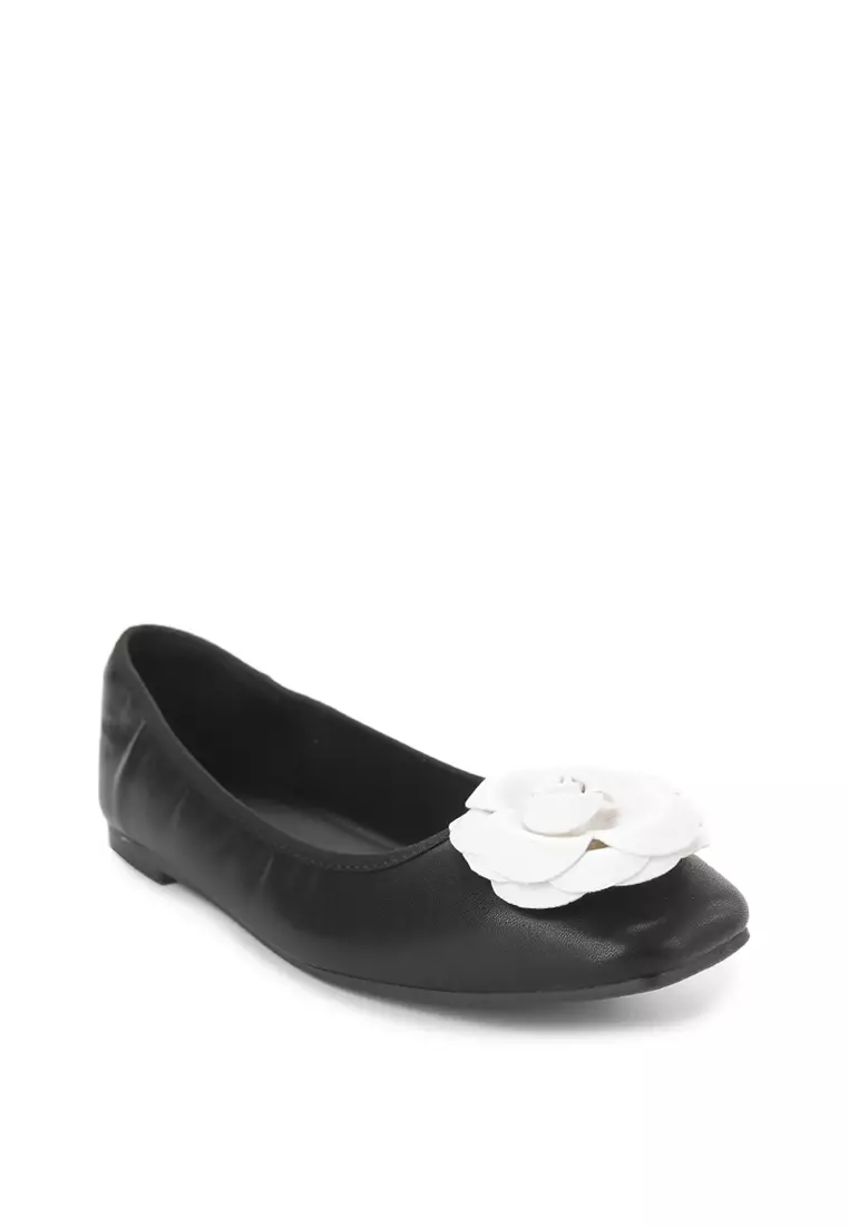 ANNE J2585-1 FLAT SHOES BLACK