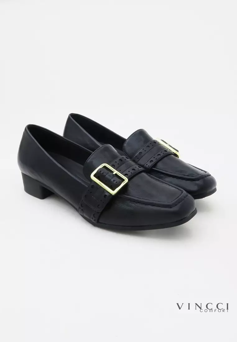 Buy Vincci Comfort Slide On Heel Loafers Online | ZALORA Malaysia
