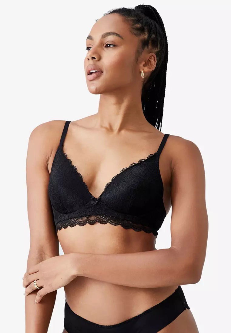 Cotton On Body Ultimate Comfort Lace Wirefree Bra 2024, Buy Cotton On Body  Online