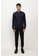 ck Calvin Klein blue Silk Blend Mercerized Button-Up Shirt D0476AA619AB52GS_1