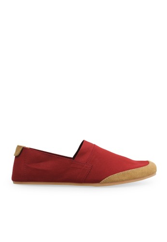 Red Canvas Slip-On NB05