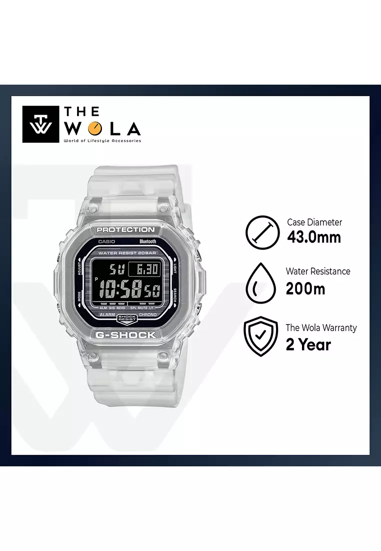 White best sale digital watch