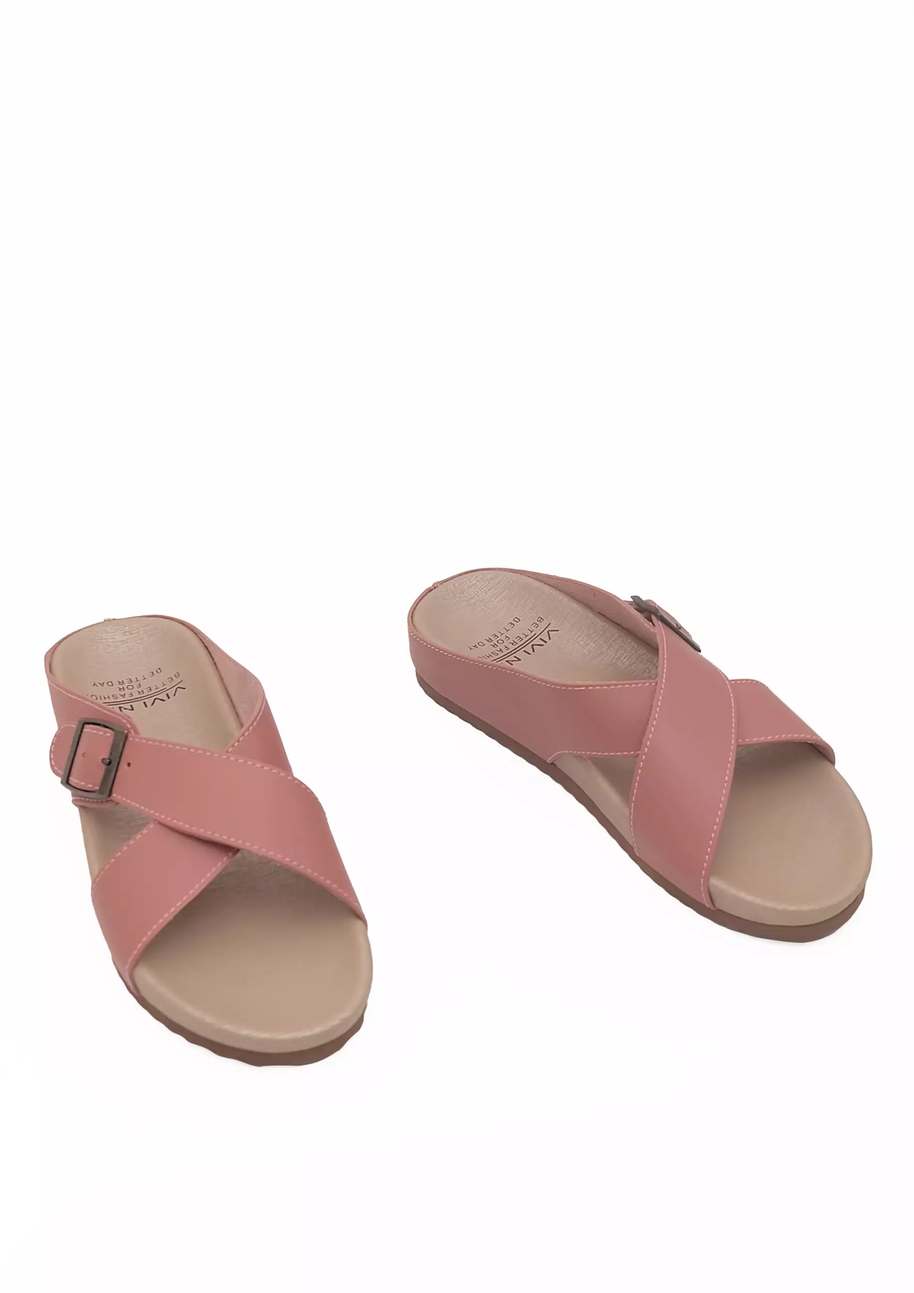 VIVI NICI - Kaiya Sandal Wanita Teplek Cherry