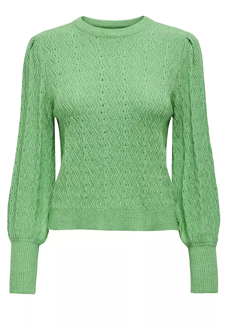 Katia Structured Puff Sleeves Sweater