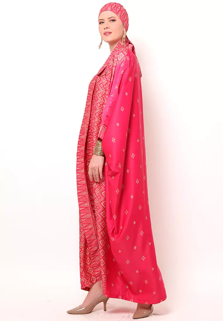 Kanzi Exclusive Long Sleeve Songket Kaftan